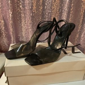 Shutz Black Heel Sadal